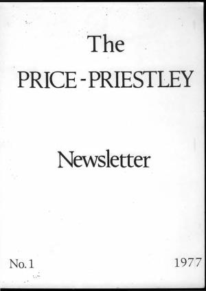 Price-Priestley Newsletter 1(1977) [PDF 17008KB]