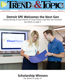 Detroit SPE Welcomes the Next Gen Scholarship Winners