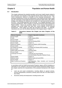 Chapter 6 Population and Human Health