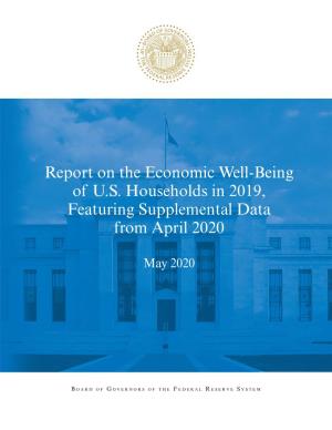 Report on the Economic Well-Being of US Households in 2019