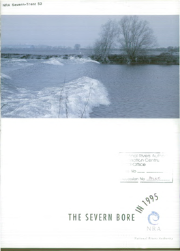 THE SEVERN BORE NRA National Rivers Authority National Rivers Authority