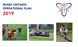 2019 Rugby Ontario Operational Plan