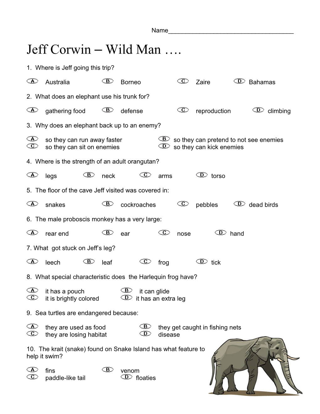 Jeff Corwin Wild Man