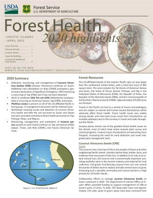 Pacific Islands Forest Health Highlights 2020
