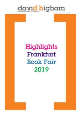 Highlights Frankfurt Book Fair 2019 Highlights