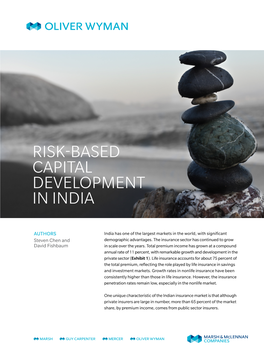 Risk-Based Capital Development in India