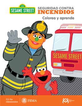 Sesame Street Seguridad Contra Incendios Colorea Y Aprende