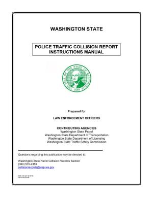 Police Traffic Collision Report Instructions Manual