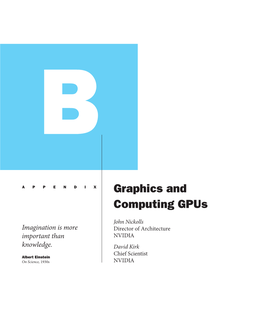 Graphics and Computing Gpus