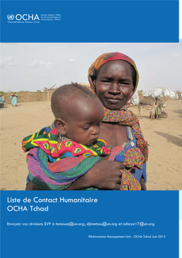 Liste De Contact Humanitaire OCHA Tchad Liste De Contact Humanitaire