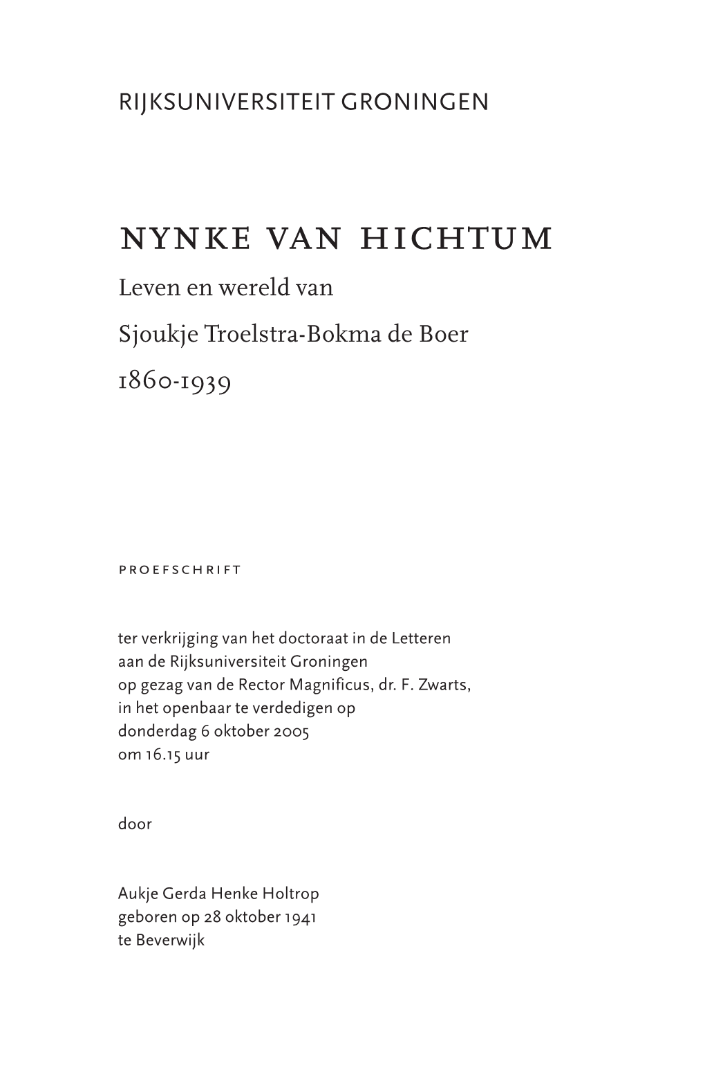 Nynke Van Hichtum