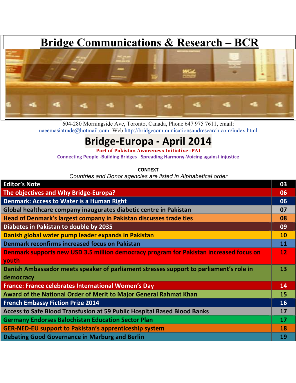 BCR Bridge-Europa