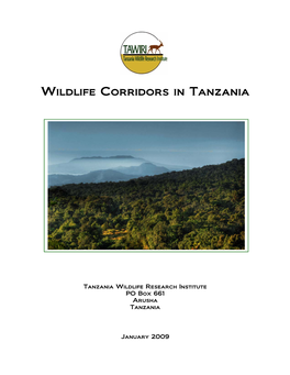 Wildlife Corridors in Tanzania