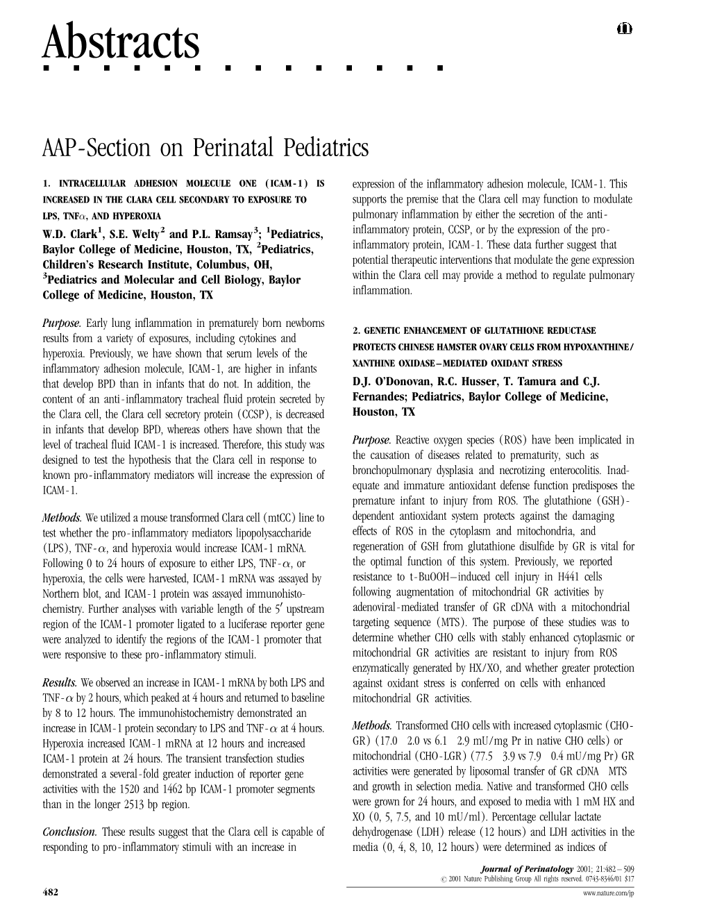 AAP-Section on Perinatal Pediatrics