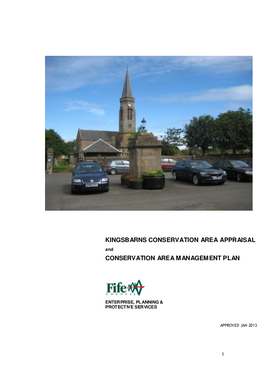 Kingsbarns Conservation Area Appraisal and Management Plan