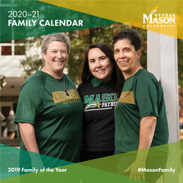 2020–21 Family Calendar