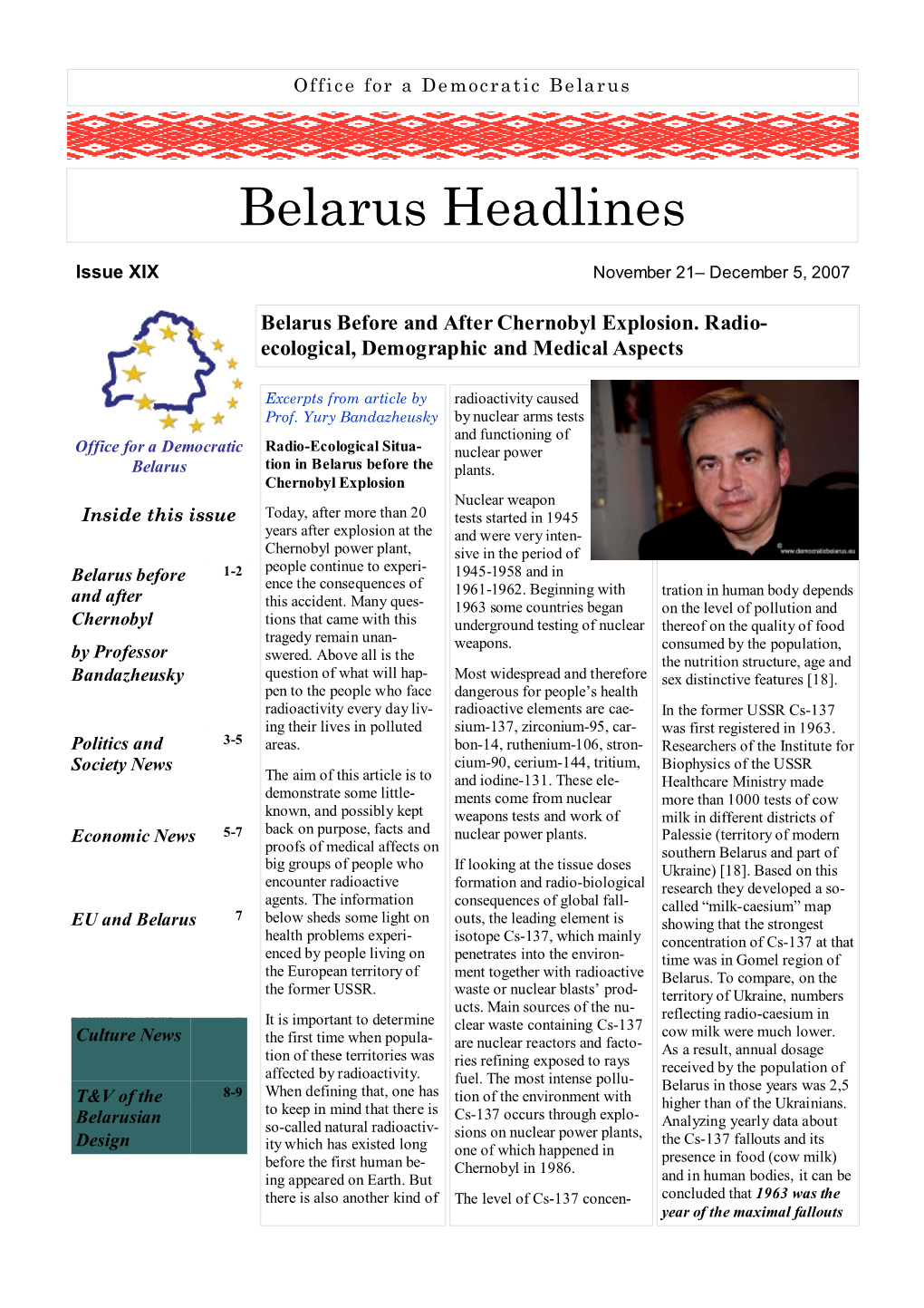 Belarus Headlines XIX.Pub