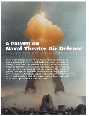A PRIMER on Naval Theater Air Defense by ALAN G