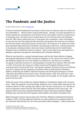 The Pandemic and the Justice | Page 1