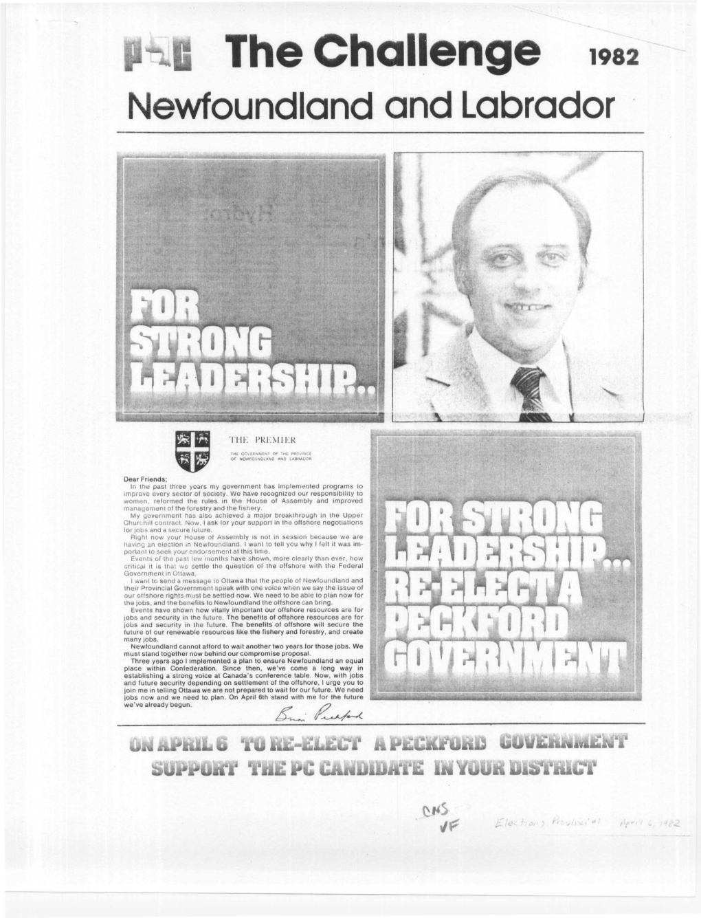 The Challenge 1982 Newfoundland and Labrador