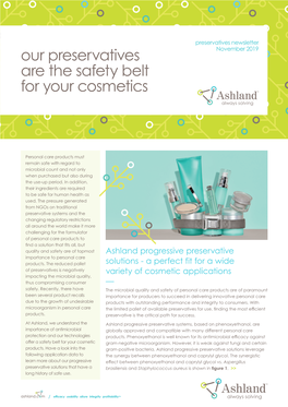 Our Preservatives Are the Safety Belt for Your Cosmetics