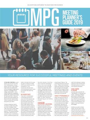 Meeting Planner's Guide 2019