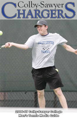 2006-07 Colby-Sawyer College Men's Tennis Media Guide