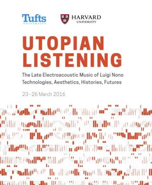 Utopian Listening Program Book