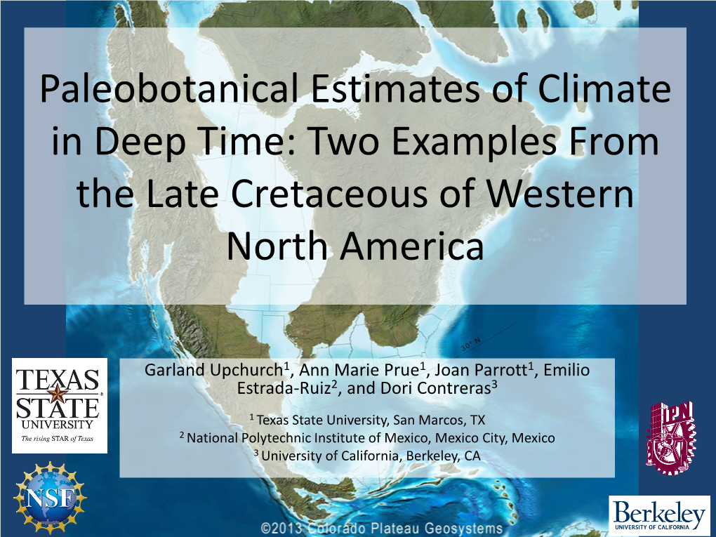 Two Examples from the Late Cretaceous of Western North America