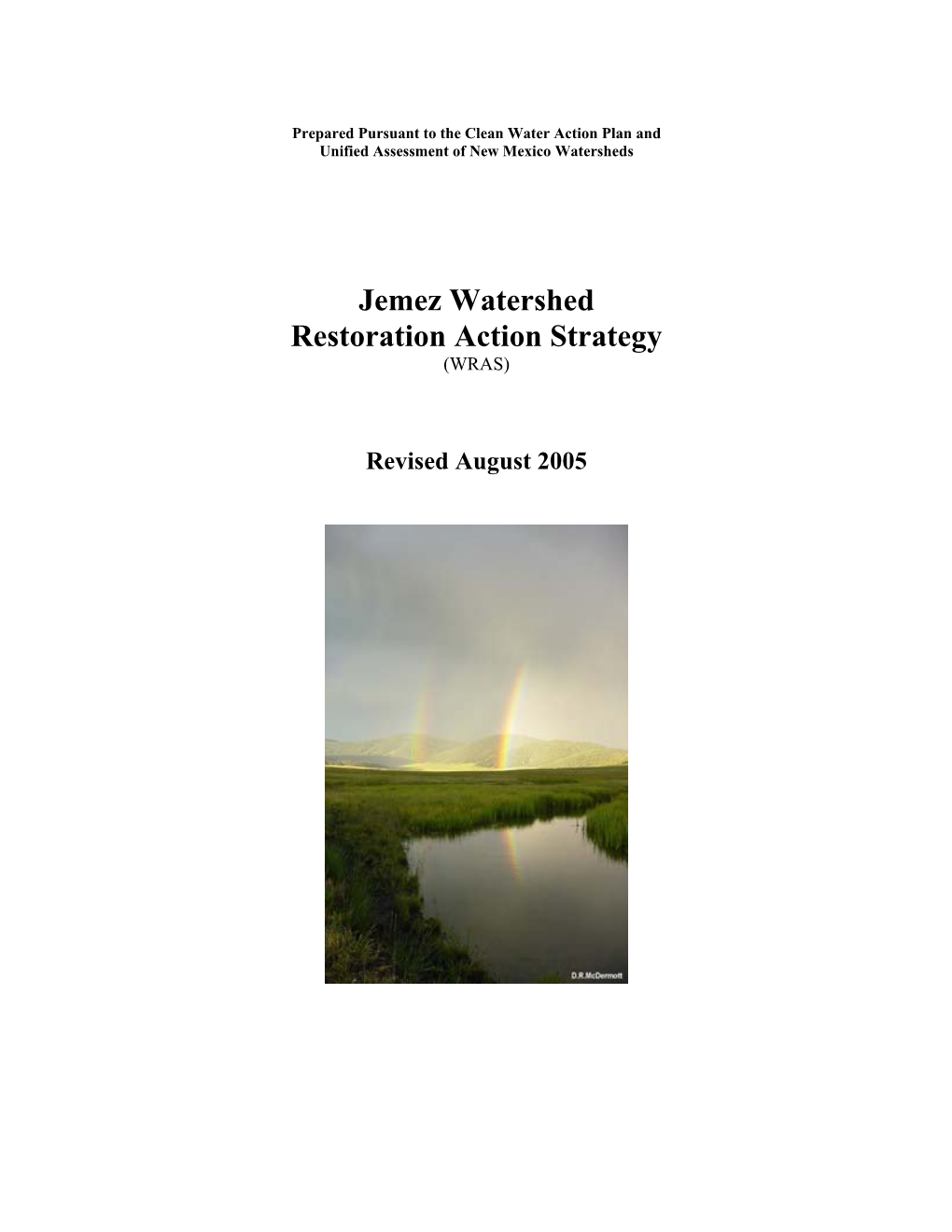Jemez Watershed Restoration Action Strategy (WRAS)