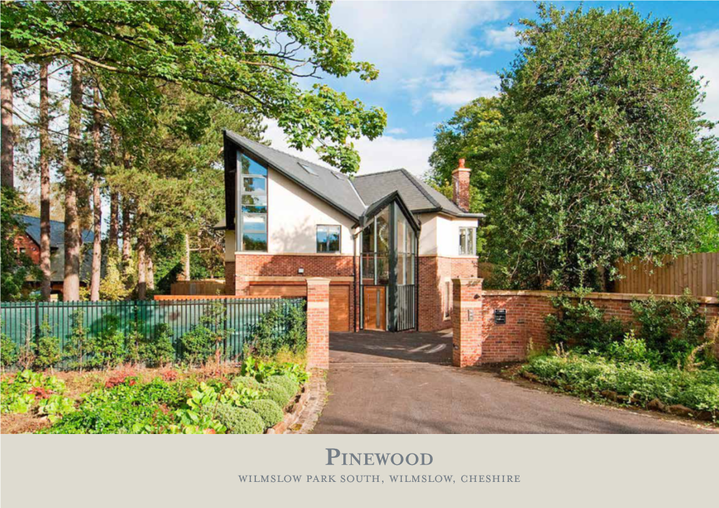 Pinewood Wilmslow Park South, Wilmslow, Cheshire