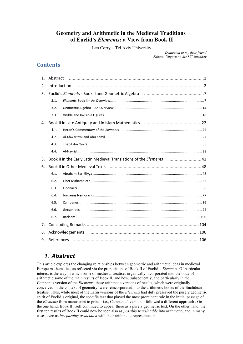 Geometry and Arithmetic in the Medieval Traditions of Euclid's