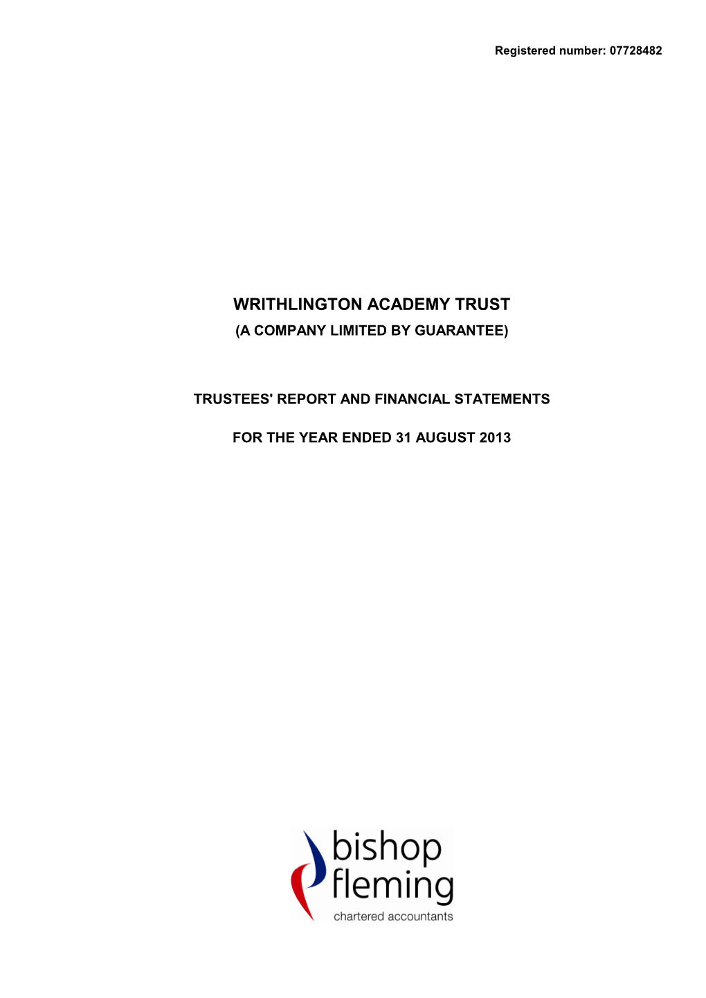 Writhlington Academy Trust (A Company Limited by Guarantee)