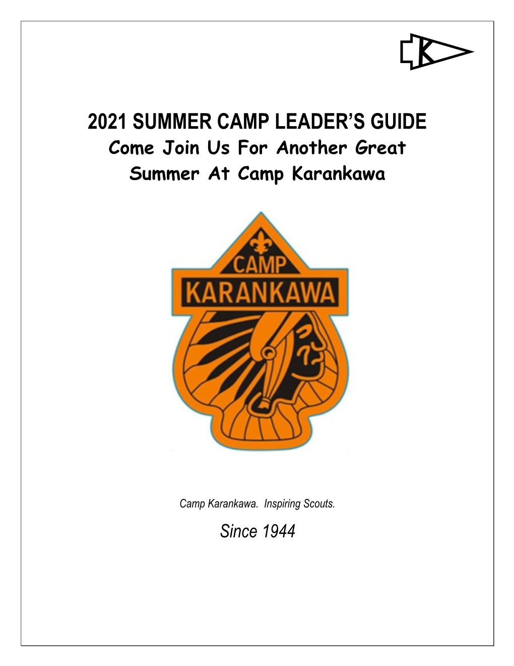 2021 Summer Camp Leaders Guide 5.11