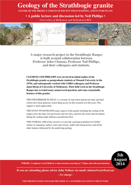 Geology of the Strathbogie Granite