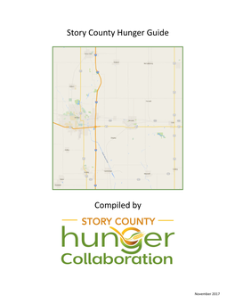 Story County Hunger Guide Compiled By