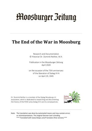 The End of the War in Moosburg