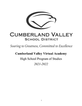 Cumberland Valley Virtual Academy High School Program of Studies 2021-2022