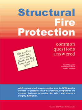 Structural Fire Protection: Common Questions Answered