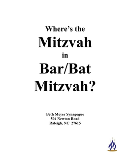How to Choose a Mitzvah Project for a Bar/Bat Mitzvah
