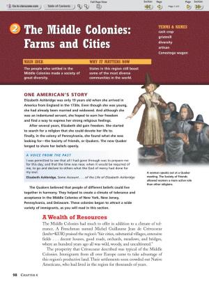 Farms and Cities