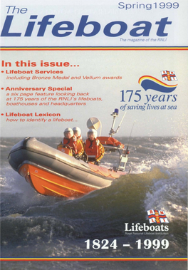 Lifeboat Services Including Bronze Medal and Vellum Awards