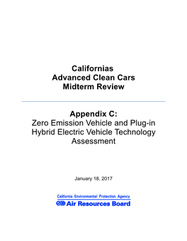 Attachment C ZEV and PHEV Technology Assessment