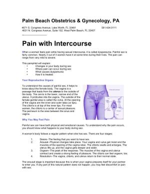 Pain with Intercourse