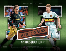 Aficionado Soccer 2017 Soccer Trading Cards