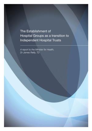 The Establishment of Hospital Groups As a Transition to Independent Hospital Trusts