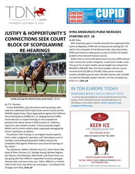 Justify & Hoppertunity=S Connections Seek Court