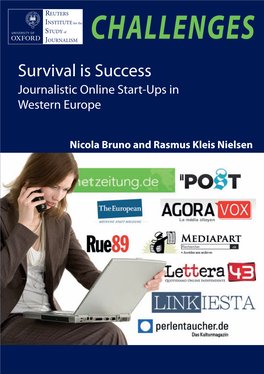 CHALLENGES | Survival Is Success Nicola Bruno and Rasmus Kleis Nielsen