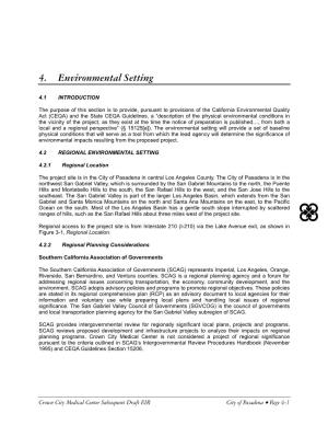 4. Environmental Setting