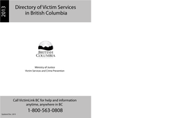 Victim Services Directory
